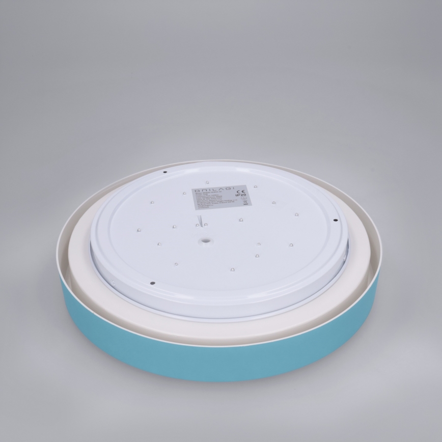 Brilagi - LED-Deckenleuchte MATTEO LED/24W/230V Ø 31 cm türkis