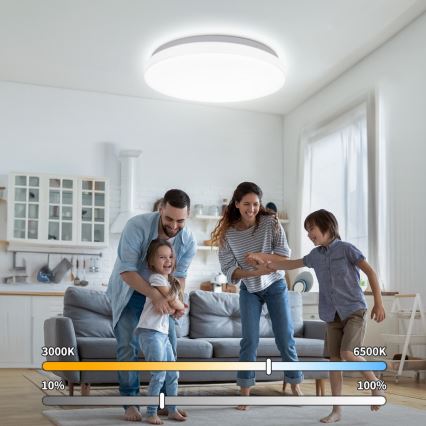 Brilagi - LED-Deckenleuchte MILKY WAY LED/24W/230V 3000/4000/6500K Ø 38 cm