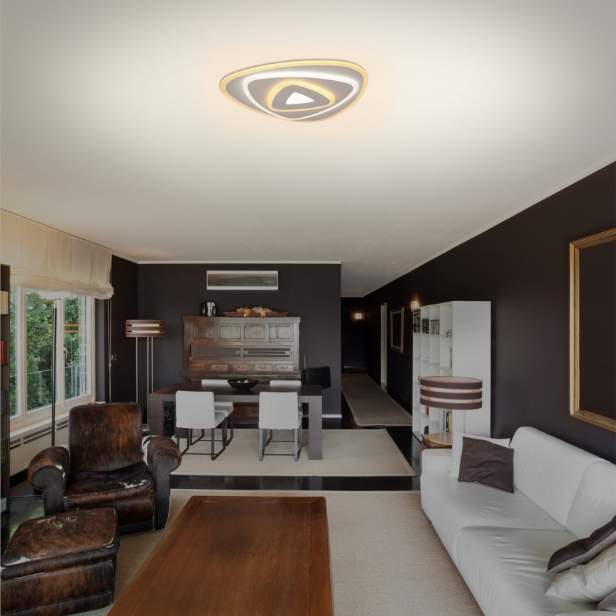 Brilagi - Dimmbare LED-Deckenleuchte MODERN MINI LED/45W/230V 3000/4000/6000K 30x30 cm + Fernbedienung