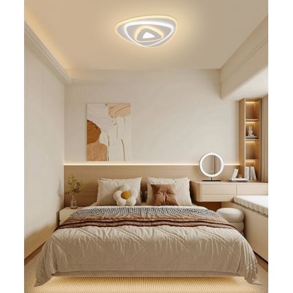 Brilagi - Dimmbare LED-Deckenleuchte MODERN MINI LED/45W/230V 3000/4000/6000K 30x30 cm + Fernbedienung