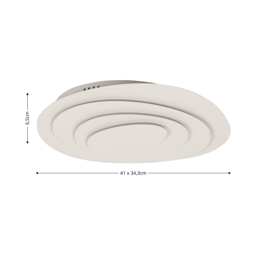Brilagi - LED dimmbares Deckenleuchte MODERN MINI LED/48W/230V 3000/4000/6000K 41x34,3 cm + Fernbedienung