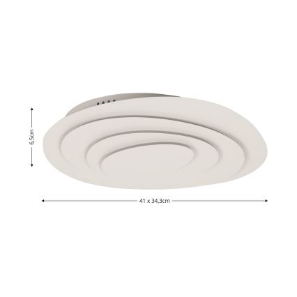 Brilagi - dimmbare LED-Deckenleuchte MODERN MINI LED/48W/230V 3000-6000K 41x34,3 cm + Fernbedienung