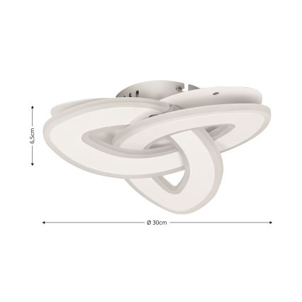 Brilagi - LED dimmbares Deckenleuchte MODERN MINI LED/49W/230V 3000/4000/6000K 30x30 cm + Fernbedienung