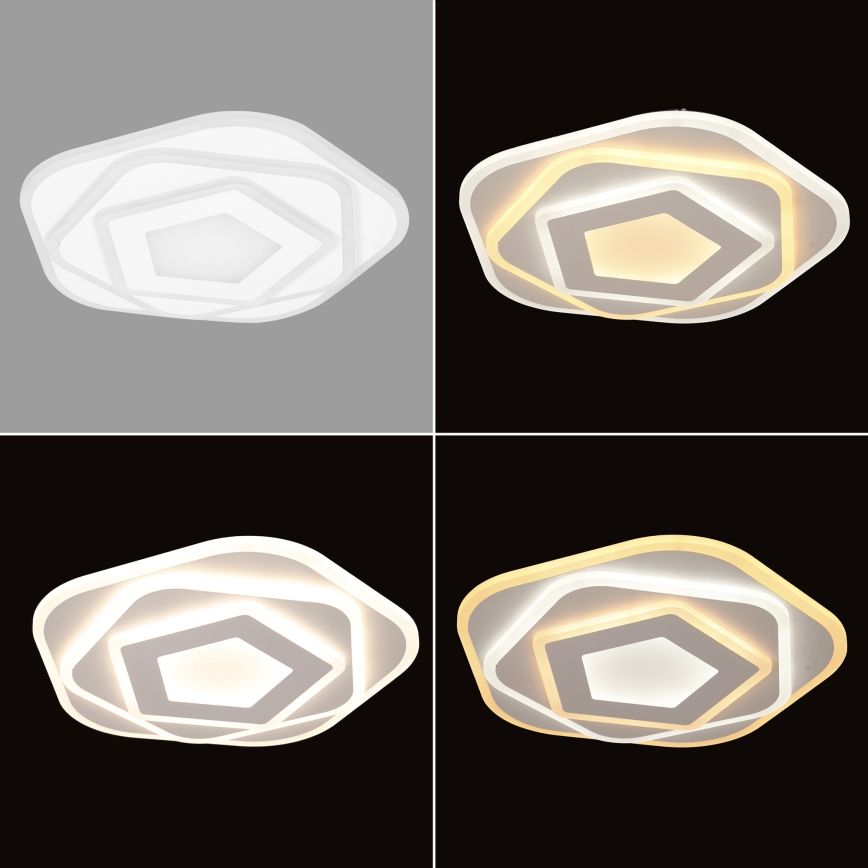 Brilagi - Dimmbare Deckenleuchte MODERN MINI LED/53W/230V 3000-6000K Ø 30 cm + Fernbedienung