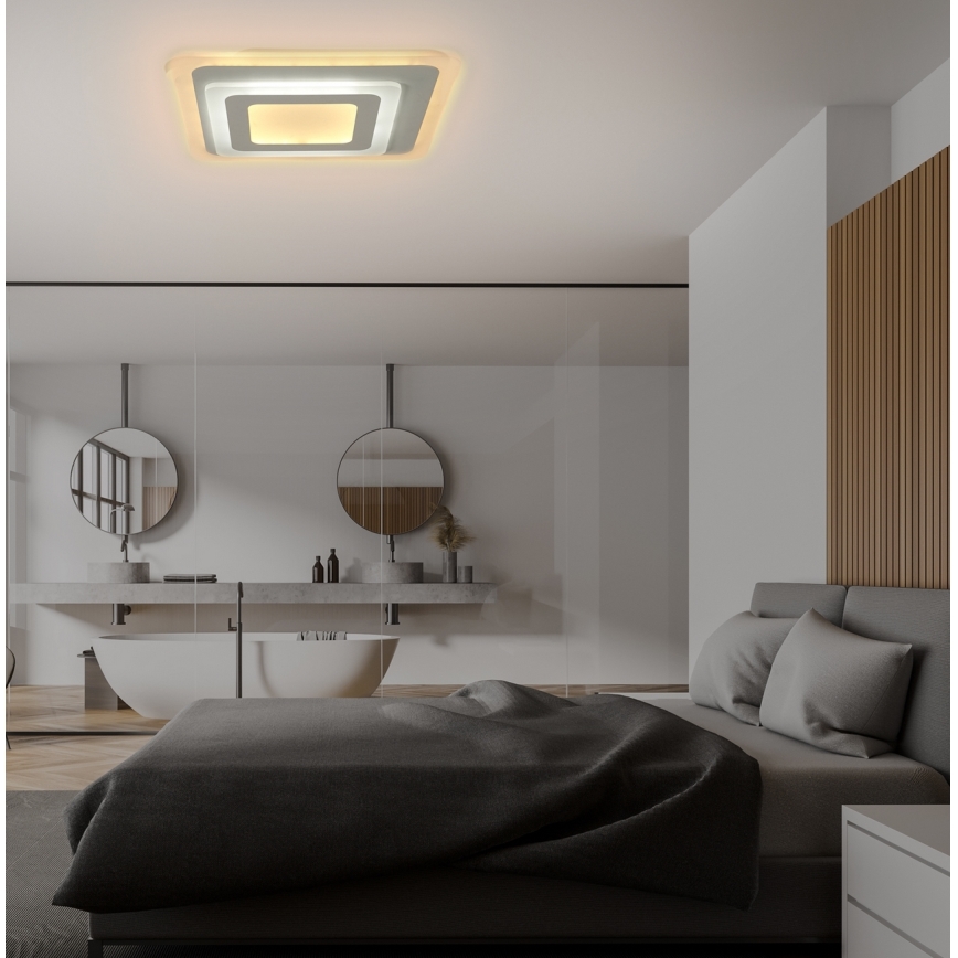Brilagi - LED dimmbares Deckenleuchte MODERN MINI LED/65W/230V 3000/4000/6000K 37x37 cm + Fernbedienung
