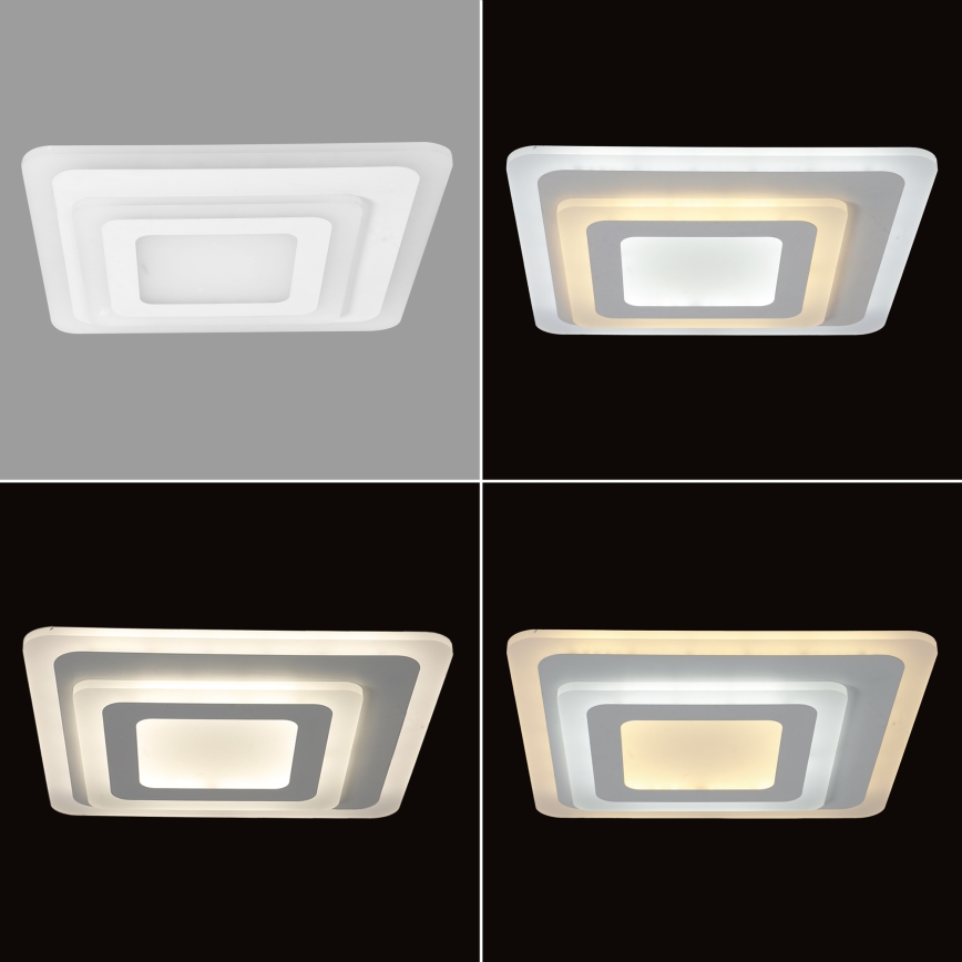 Brilagi - LED dimmbares Deckenleuchte MODERN MINI LED/65W/230V 3000/4000/6000K 37x37 cm + Fernbedienung