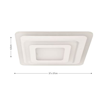 Brilagi - LED dimmbares Deckenleuchte MODERN MINI LED/65W/230V 3000/4000/6000K 37x37 cm + Fernbedienung