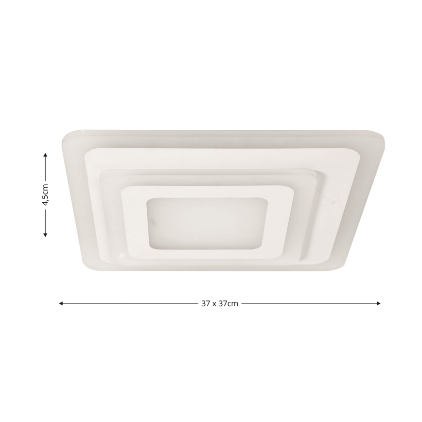 Brilagi - LED dimmbares Deckenleuchte MODERN MINI LED/65W/230V 3000/4000/6000K 37x37 cm + Fernbedienung