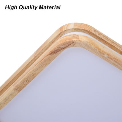 BRILAGI - LED-Deckenleuchte MOLINA SQUARE LED/32W/230V 3000/4000/6000K Eiche 30x30 cm