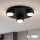 Brilagi - LED-Deckenleuchte MONO 3xGX53/12W/230V Ø 30 cm schwarz