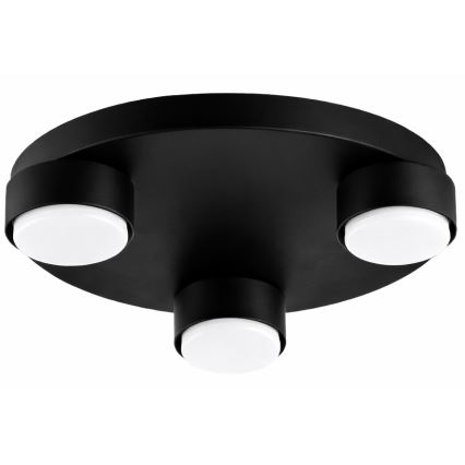 Brilagi - LED-Deckenleuchte MONO 3xGX53/12W/230V Ø 30 cm schwarz