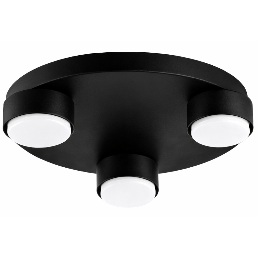 Brilagi - LED-Deckenleuchte MONO 3xGX53/30W/230V Ø 30 cm schwarz