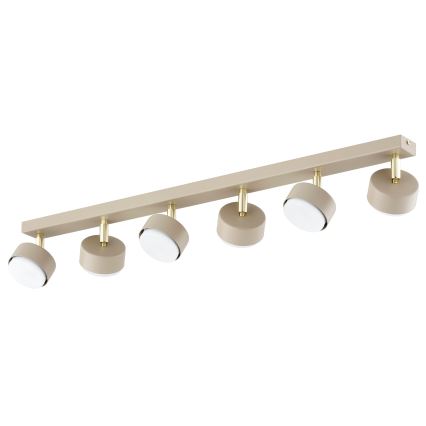 Brilagi - LED-Deckenleuchte MONO 6xGX53/30W/230V beige/gold