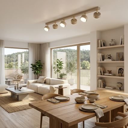 Brilagi - LED-Deckenleuchte MONO 6xGX53/30W/230V beige/gold
