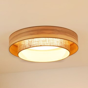 Brilagi - LED-Deckenleuchte MONTANA BOHO LED/26W/230V d 60 cm braun