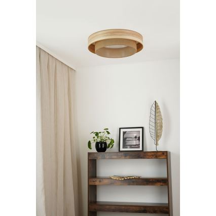 Brilagi - LED-Deckenleuchte MONTANA BOHO LED/26W/230V d 60 cm braun