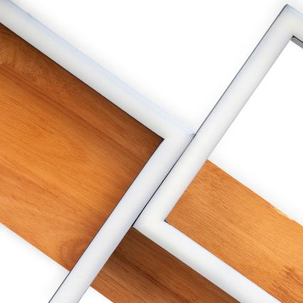 BRILAGI - LED-Deckenleuchte PLANK LED/30W/230V 4000K 34,5x65 cm Holz