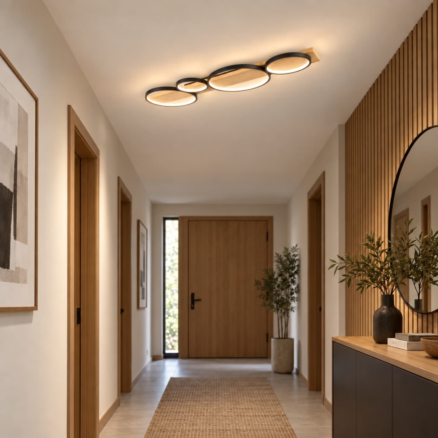 BRILAGI - LED-Deckenleuchte PLANK LED/38W/230V 4000K 40x120 cm Holz