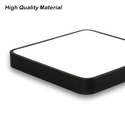 Brilagi - LED Deckenleuchte POOL LED/36W/230V 3000/4500/6000K 40x40 cm schwarz