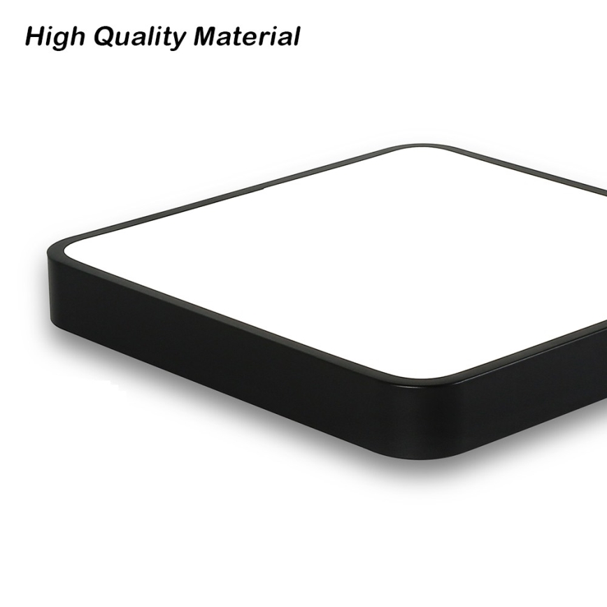 Brilagi - LED Deckenleuchte POOL LED/36W/230V 3000/4500/6000K 40x40 cm schwarz