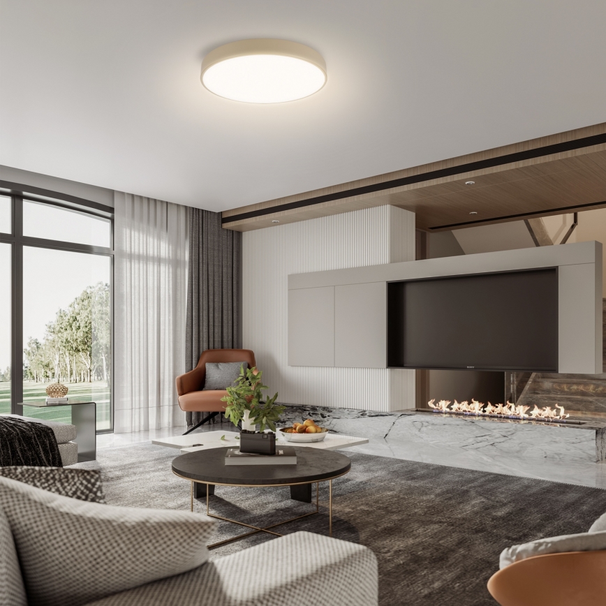 Brilagi - LED-Deckenleuchte POOL, 48 W, 230 V, 3000/4500/6000 K, Ø 40 cm, beige