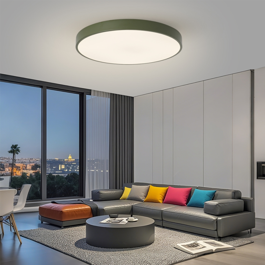 Brilagi - LED-Deckenleuchte POOL LED/100W/230V 3000/4000/6000K Ø 80 cm grün