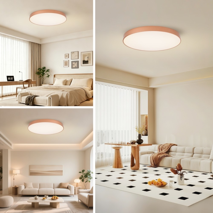 Brilagi - LED-Deckenleuchte POOL LED/100W/230V 3000/4000/6000K Ø 80 cm, Bronze