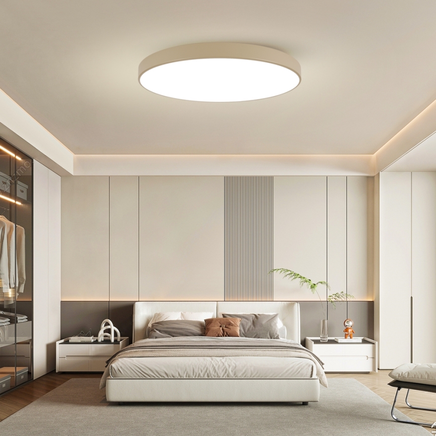 BRILAGI - LED-Deckenleuchte POOL LED/128W/230V 3000/4000/6000K Ø 100 cm beige