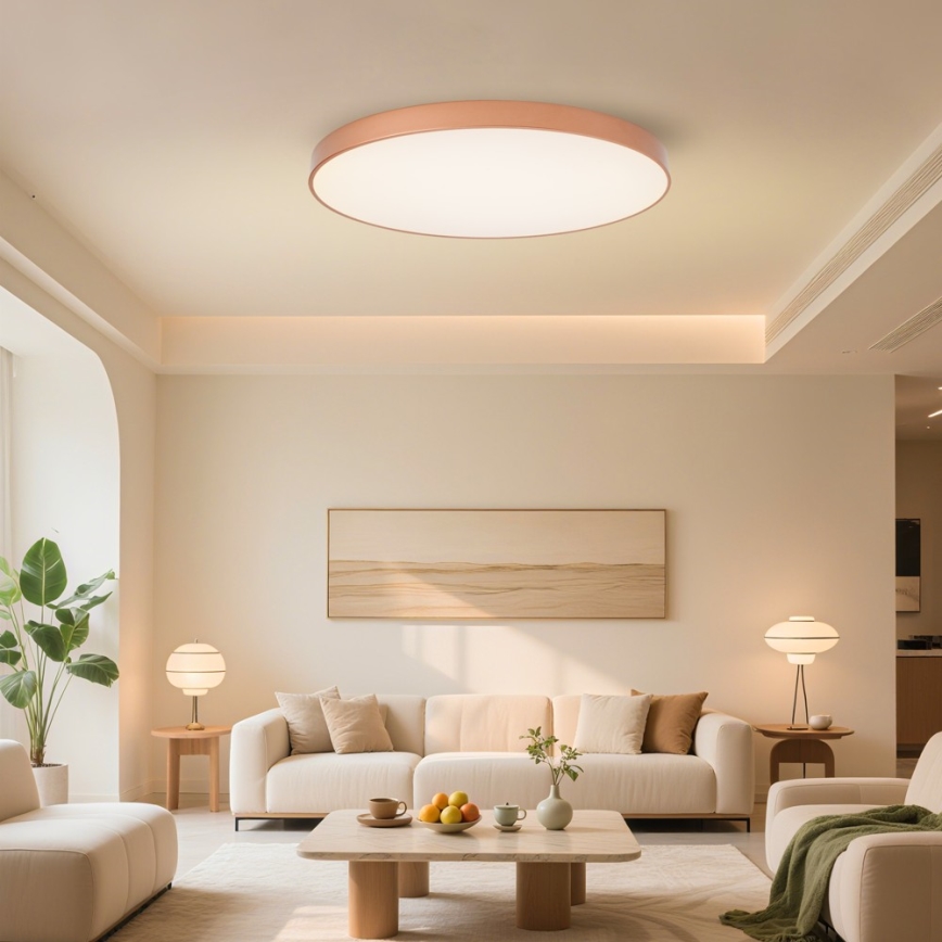 BRILAGI - LED Deckenleuchte POOL LED/128W/230V 3000/4000/6000K Ø 100 cm kupferfarben