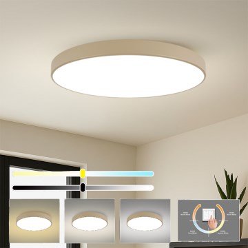 Brilagi - LED-Deckenleuchte POOL LED/180W/230V 3000/4000/6000K Ø 120 cm beige
