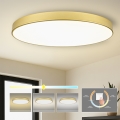 Brilagi - LED-Deckenleuchte POOL LED/180W/230V 3000/4000/6000K Ø 120 cm goldfarben
