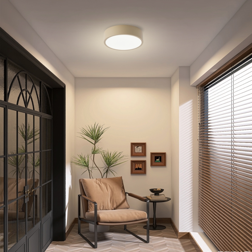 Brilagi - LED-Deckenleuchte POOL LED/18W/230V 3000/4000/6000K Ø 20 cm beige