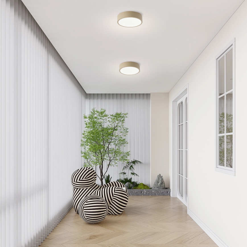 Brilagi - LED-Deckenleuchte POOL LED/18W/230V 3000/4000/6000K Ø 20 cm beige