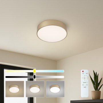 Brilagi - LED-Deckenleuchte POOL LED/24W/230V 3000/4000/6000K Ø 20 cm goldfarben