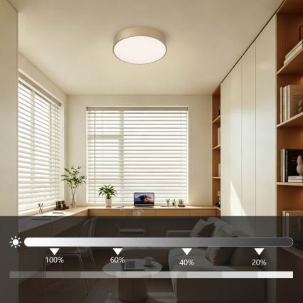 Brilagi - LED-Deckenleuchte POOL LED/24W/230V 3000/4000/6000K Ø 20 cm goldfarben