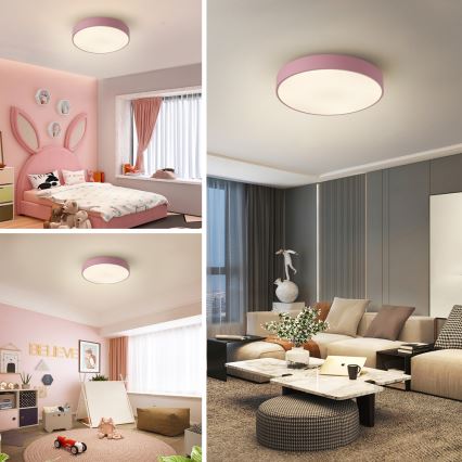 Brilagi - LED-Deckenleuchte POOL LED/36W/230V 3000/4000/6000K Ø 30 cm rosa