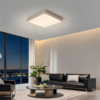 Brilagi - LED-Deckenleuchte POOL LED/36W/230V 3000/4000/6000K 40x40 cm beige