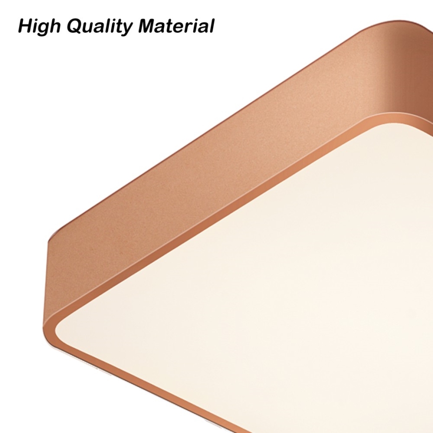 Brilagi - LED-Deckenleuchte POOL LED/36W/230V 3000/4000/6000K 40x40 cm bronzefarben