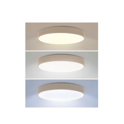 Brilagi - LED-Deckenleuchte POOL LED/36W/230V 3000/4000/6000K Ø 30 cm beige