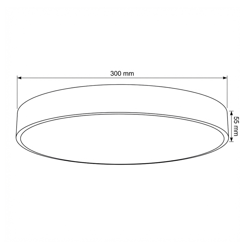 Brilagi - LED-Deckenleuchte POOL LED/36W/230V 3000/4000/6000K Ø 30 cm beige