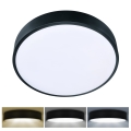 Brilagi - LED-Deckenleuchte POOL LED/36W/230V 3000/4500/6000K d 30 cm schwarz