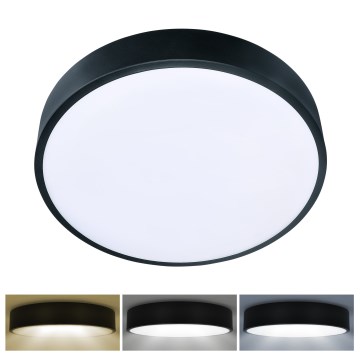 Brilagi - LED-Deckenleuchte POOL LED/36W/230V 3000/4500/6000K d 30 cm schwarz