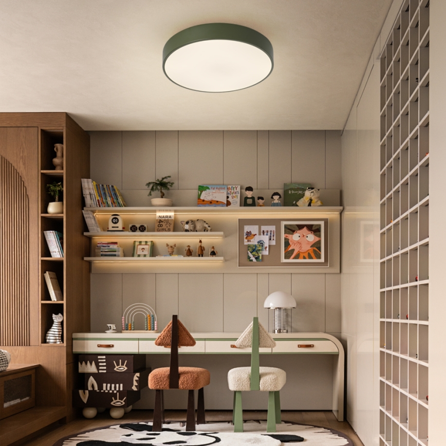 Brilagi - LED Deckenleuchte POOL LED/48W/230V 3000/4000/6000K Durchmesser 40 cm grün