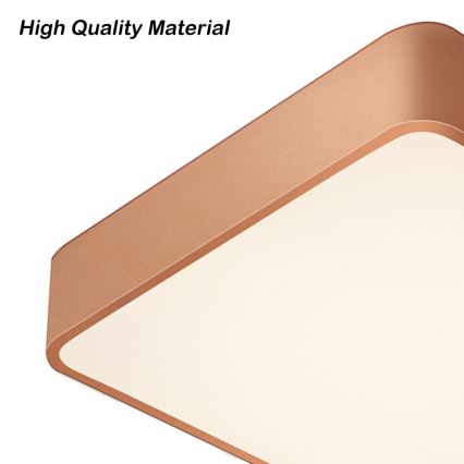 Brilagi - LED-Deckenleuchte POOL LED/48W/230V 3000/4000/6000K 50x50 cm bronzefarben
