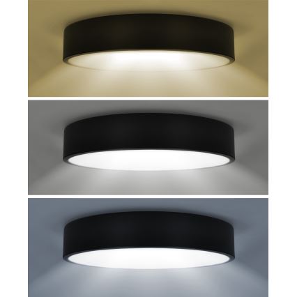 Brilagi - LED-Deckenleuchte POOL LED/48W/230V 3000/4000/6000K Ø 40 cm schwarz