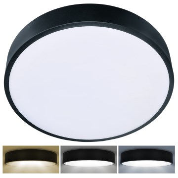 Brilagi - LED-Deckenleuchte POOL LED/48W/230V 3000/4500/6000K d 40 cm schwarz