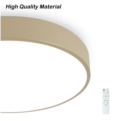 Brilagi - Dimmbare Deckenleuchte POOL LED/48W/230V 3000-6000K Ø 40 cm beige + Fernbedienung