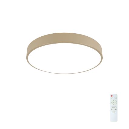 Brilagi - Dimmbare Deckenleuchte POOL LED/48W/230V 3000-6000K Ø 40 cm beige + Fernbedienung