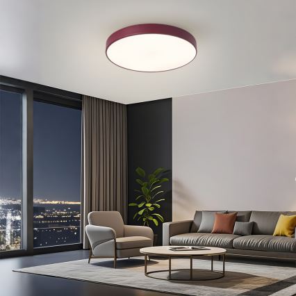 Brilagi - LED-Deckenleuchte POOL LED/60W/230V 3000/4000/6000K Ø 50 cm Burgunderrot