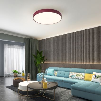 Brilagi - LED-Deckenleuchte POOL LED/60W/230V 3000/4000/6000K Ø 50 cm Burgunderrot